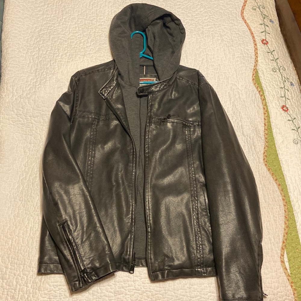 Levi’s faux leather jacket size XL